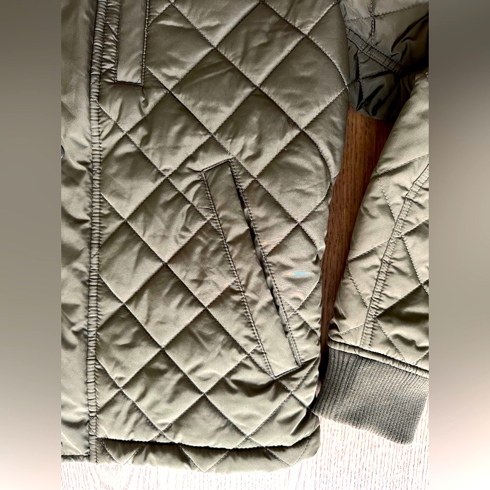 BANANA REPUBLIC HYDRORÉSISTANT DIAMOND QUILTED JACKET Size Small - Picture 5 of 15